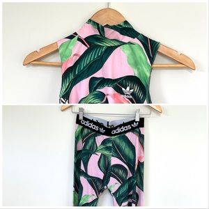 ADIDAS size S coordinated workout set